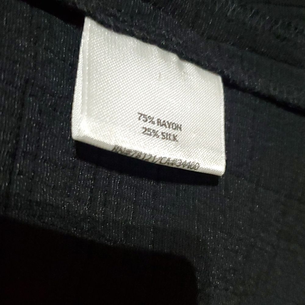 EILEEN FISHER Black Open Front Jacket - Size Large‎ - Picture 7 of 7